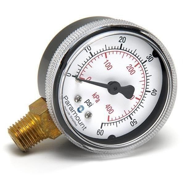 Paramount Water Valve Pressure Gauge